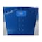 Flipside Corrugated Postal Storage Tote, 18-1/4 in L x 13-1/4 in W x 11-3/5 in H, Blue, Plastic, 4 PK 40162 - alternate 3